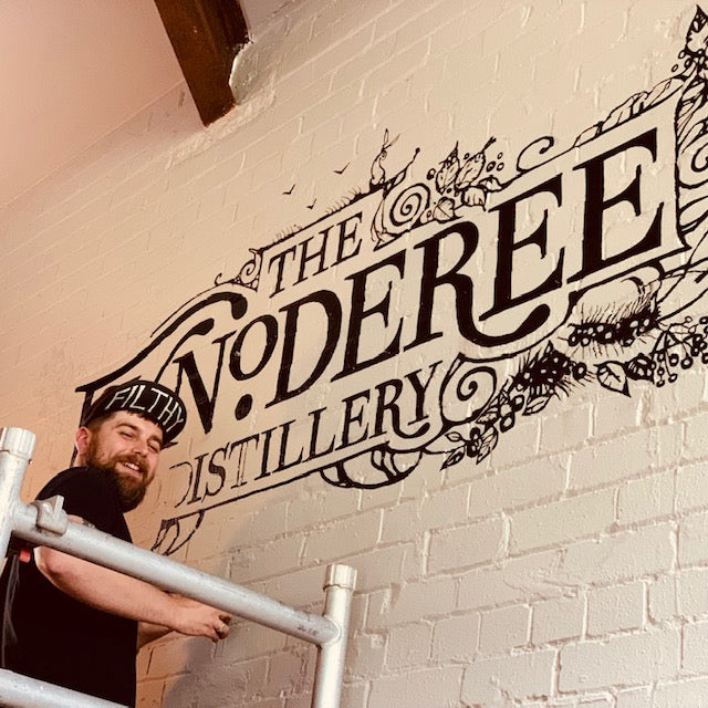New Distillery Signage in Ramsey