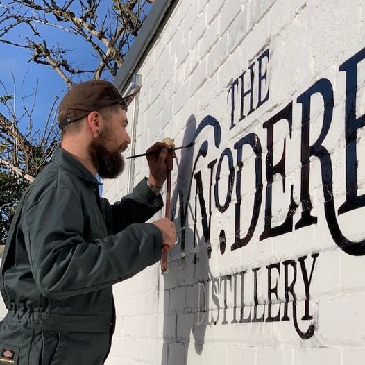 Hand Crafted Distillery Signage