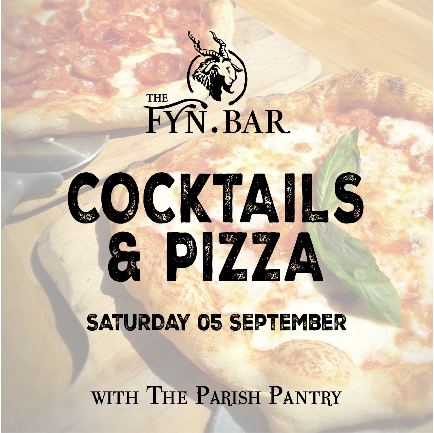 Cocktails & Pizza - 5 Sep 2026