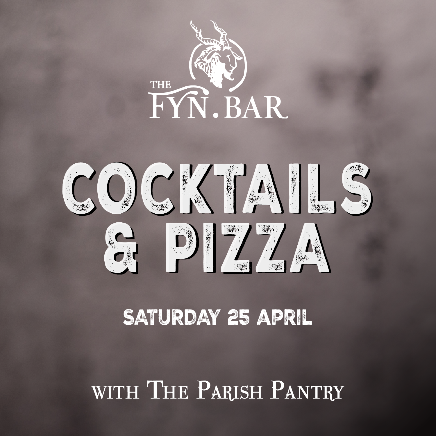 Cocktails & Pizza - 25 April 2026