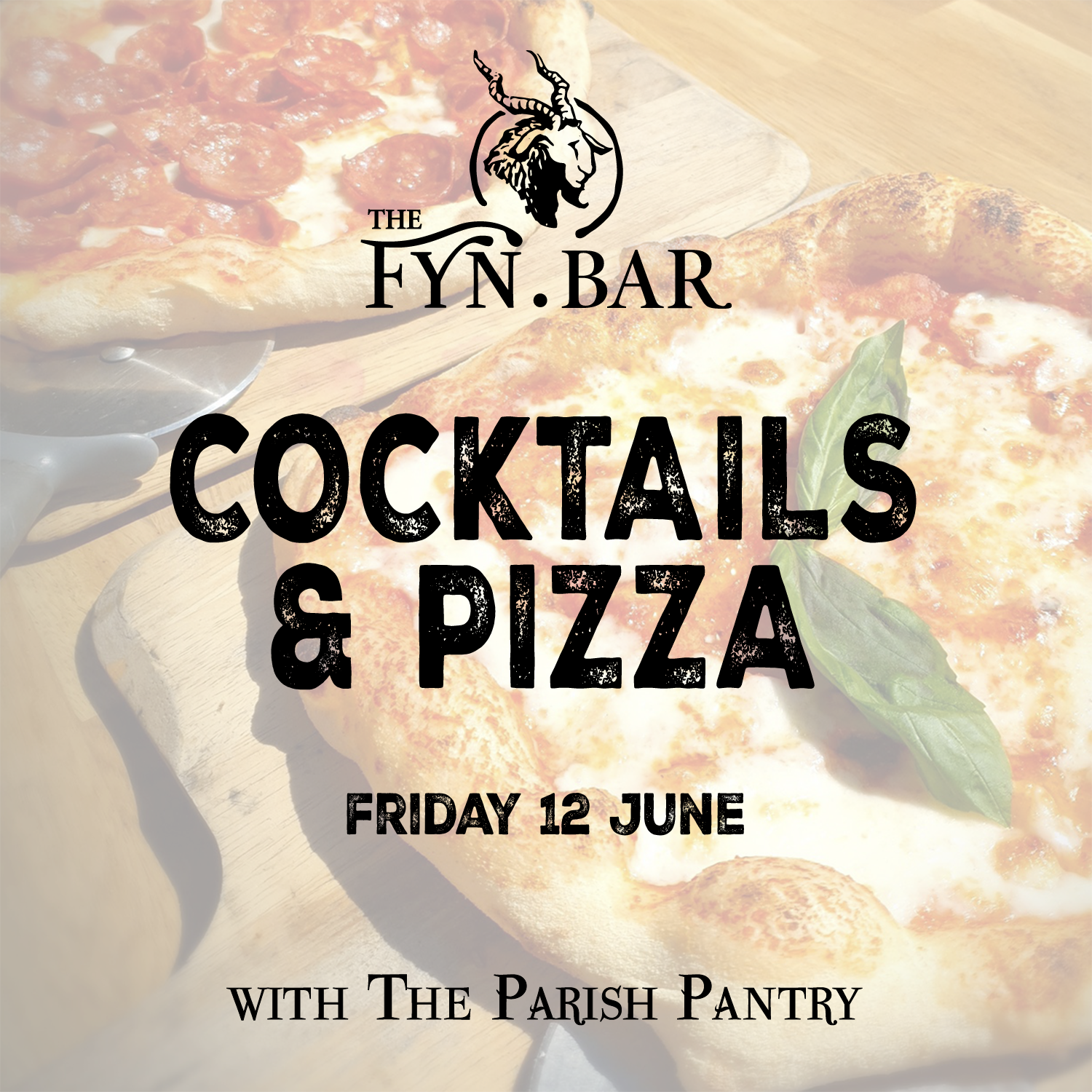 Cocktails & Pizza - 12 Jun 2026