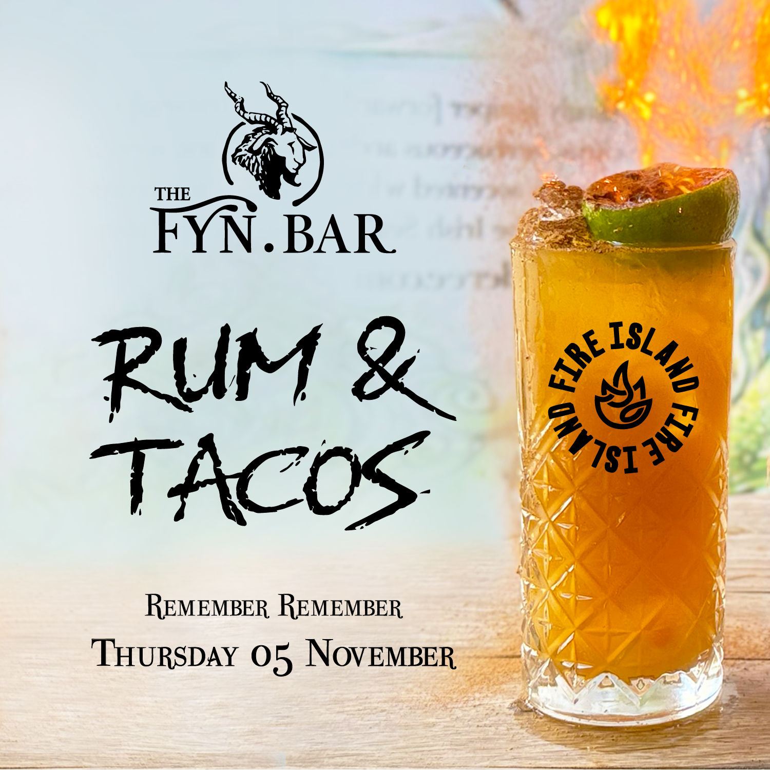 Rum & Tacos - 05 Nov 2026