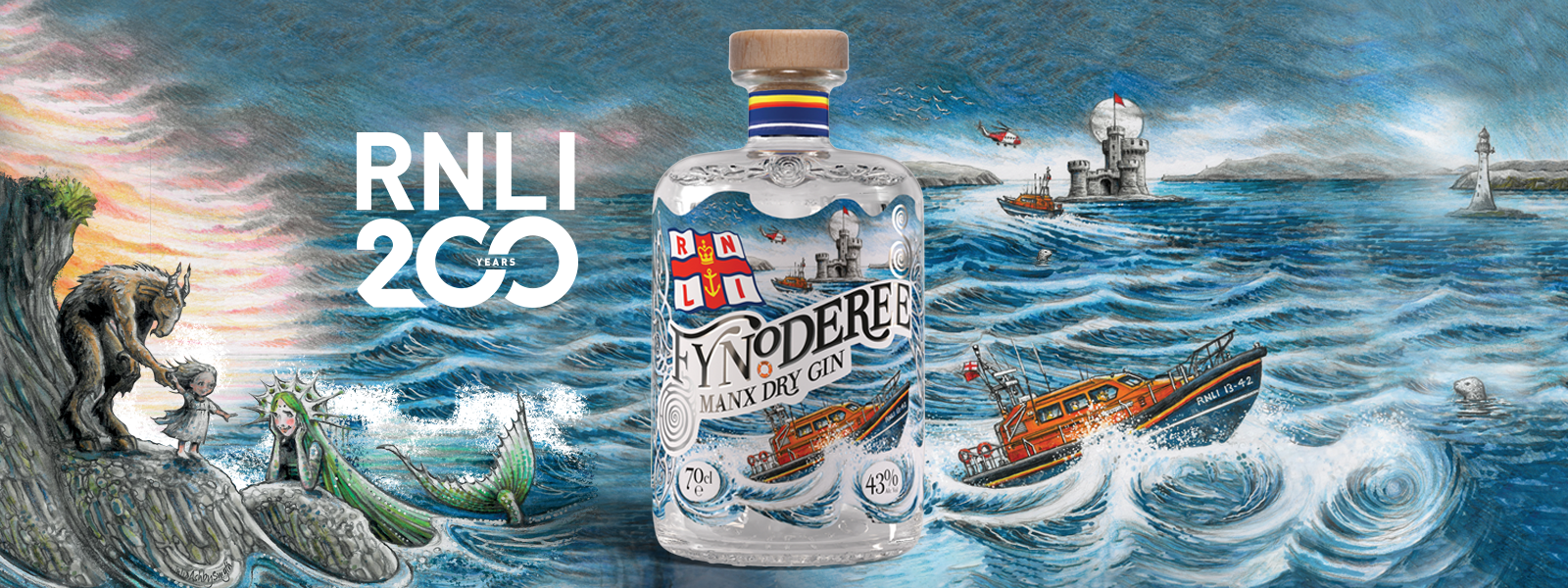 Introducing Fynoderee Manx Dry Gin – RNLI Edition: Celebrating 200 years of the RNLI